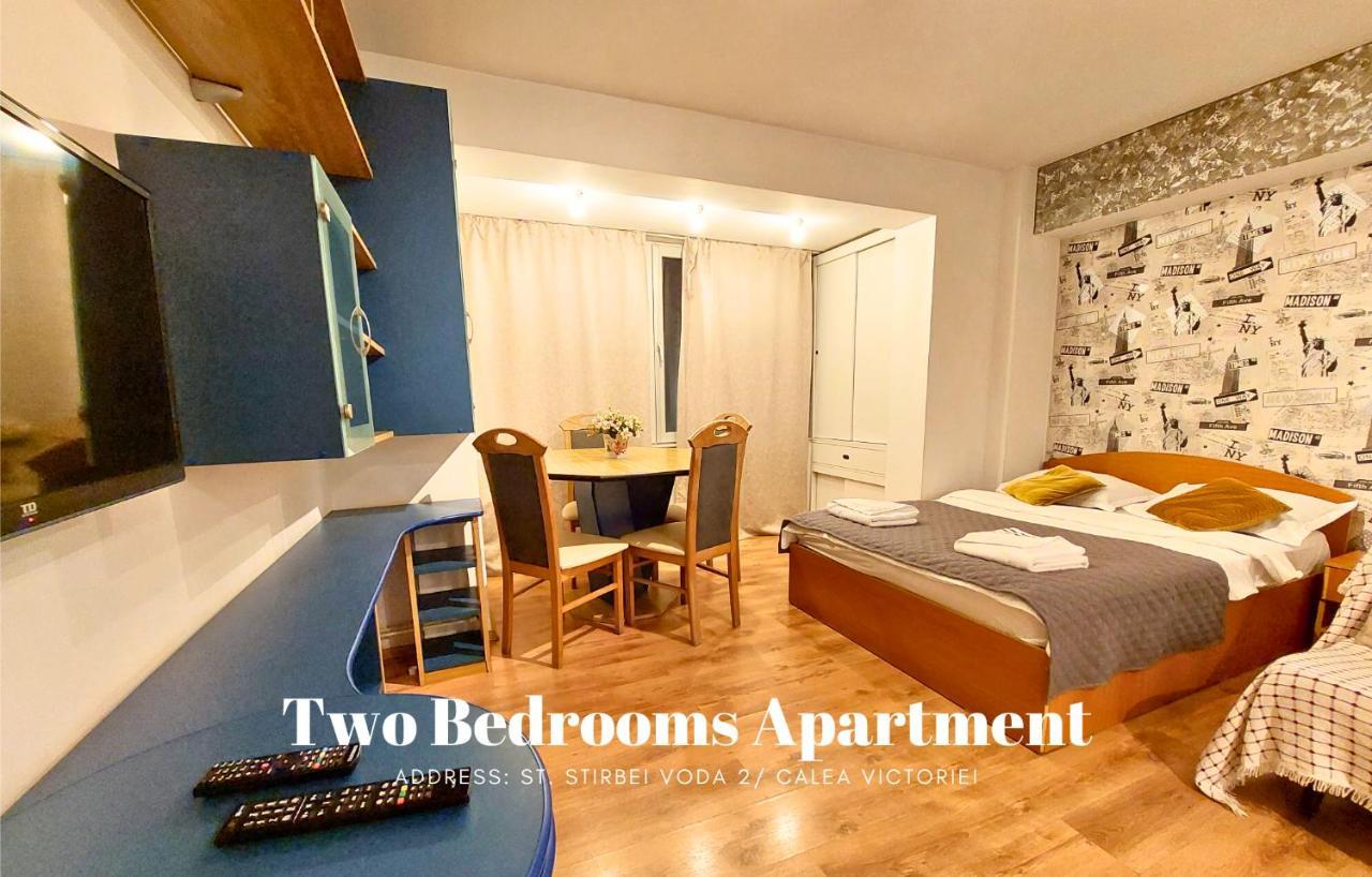 Comfy&Bright 2Bd Family-Friendly Apt Amazing View Bukarest Eksteriør billede